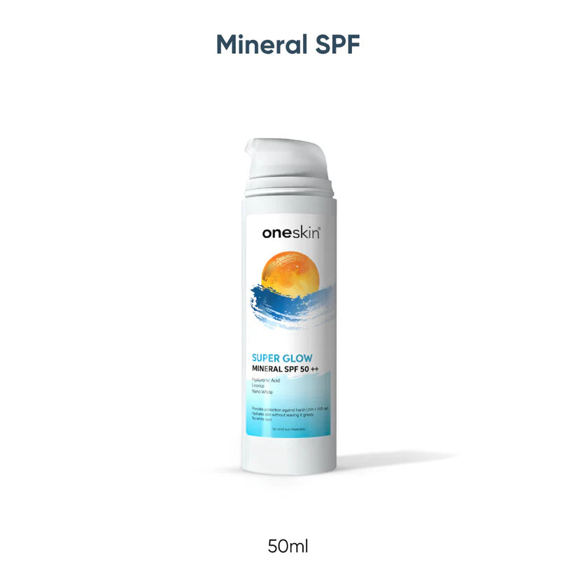 Oneskin Super Glow Mineral Sunblock SPF 50++ 50ml