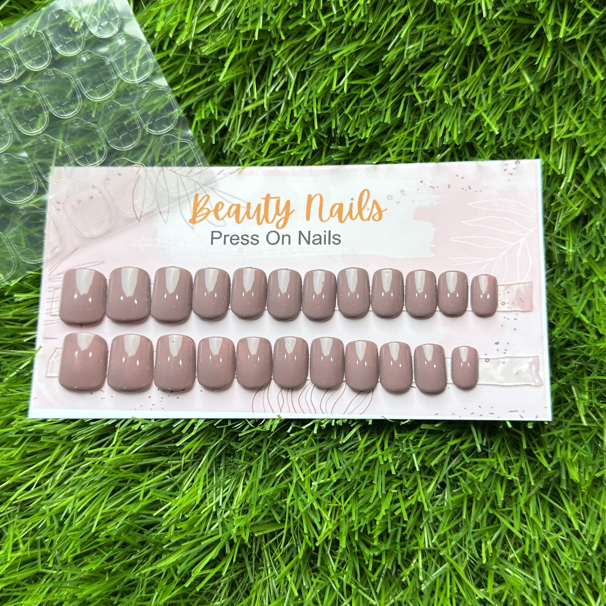 Beauty Nails Square Press On-Nails 24 Pieces shades in Pakistan