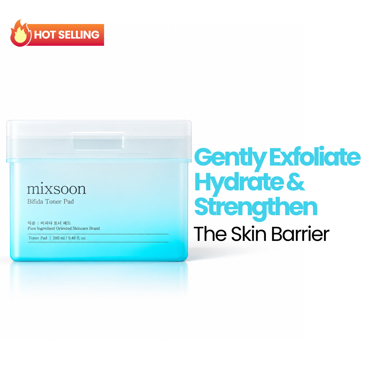 Mixsoon Bifida Toner Pads 120 Pads