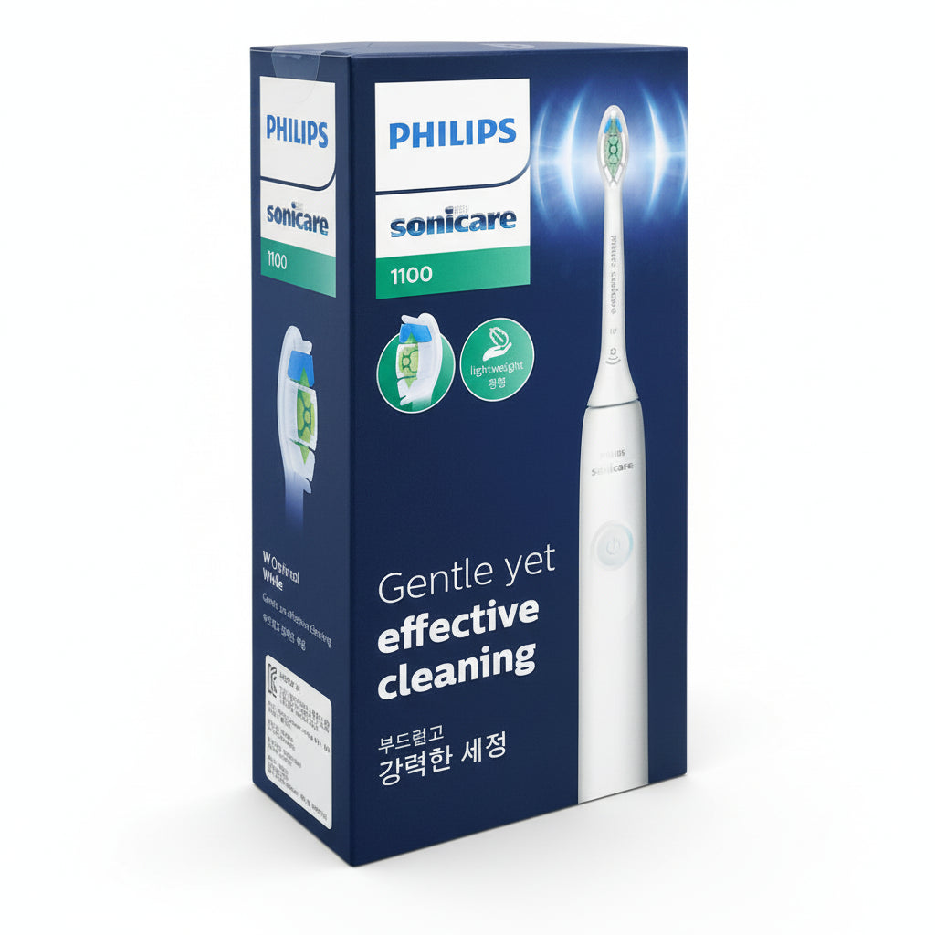 Philips Sonic Electric Toothbrush 1100 Series White HX3641 41 1 Piece