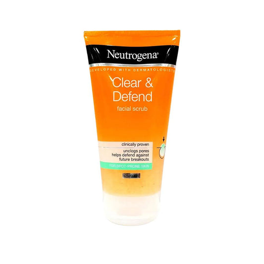 Neutrogena Clear & Defend Facial Scrub 150ml - TheSkinFit