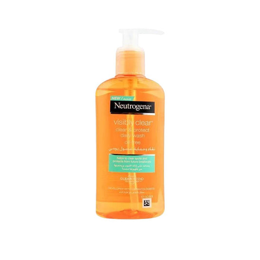 Neutrogena Visibly Clear Clear & Protect Daily Wash Oil Free 200ml - TheSkinFit