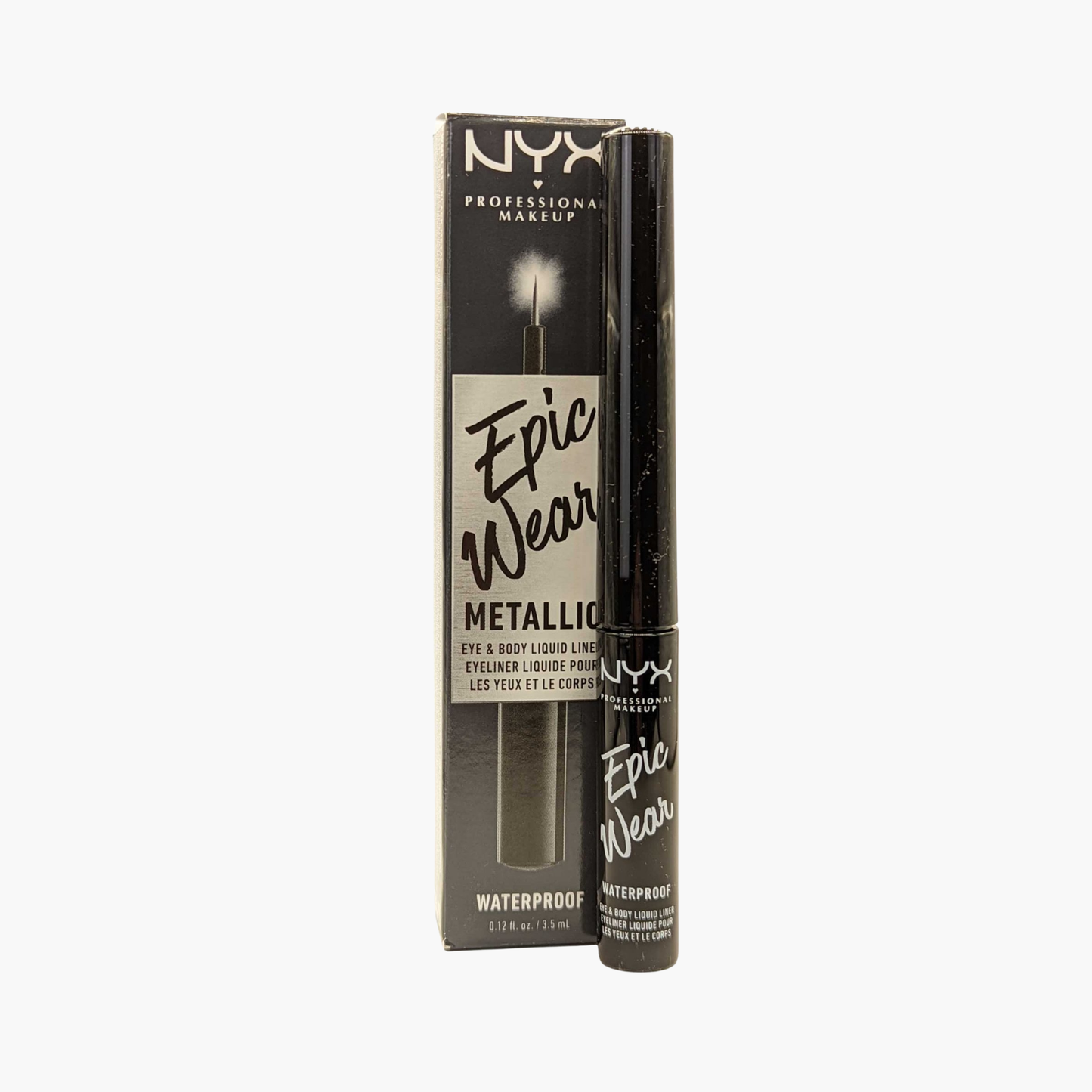 NYX Epic Wear Metallic Eye & Body Liquid Liner EWMLL01 Black Metal 3.5ml