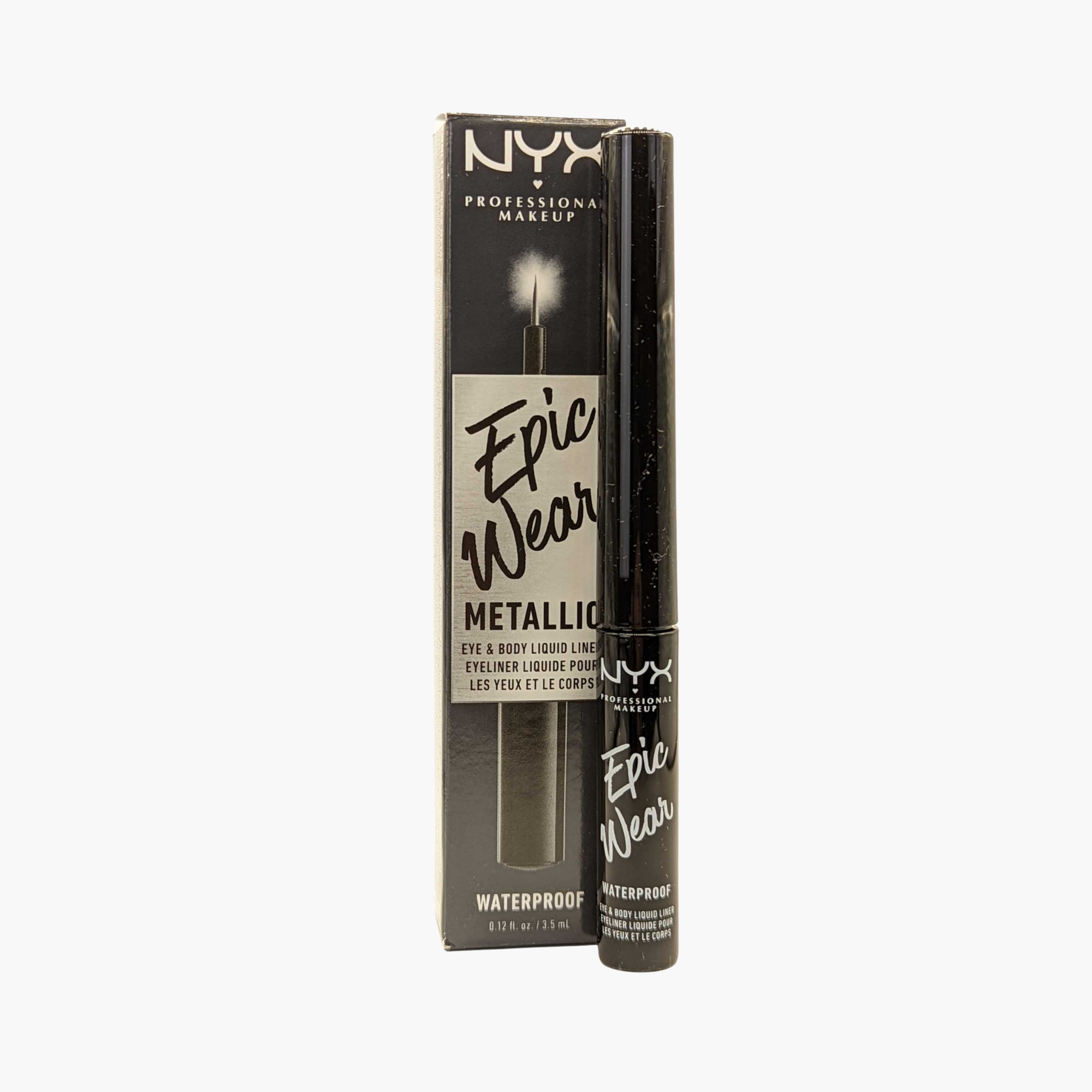 NYX Epic Wear Metallic Eye & Body Liquid Liner EWMLL01 Black Metal 3.5ml