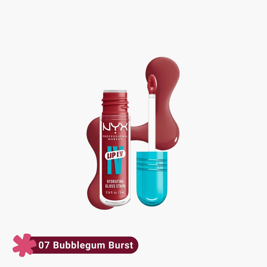 NYX Lip IV Hydrating Gloss Stain 07 Bubblegum Burst 5ml