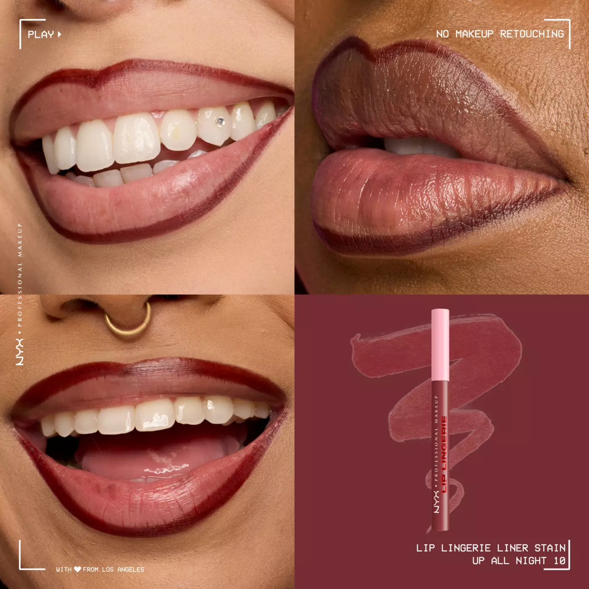 NYX Lip Lingerie Lip Liner Stain 1ml