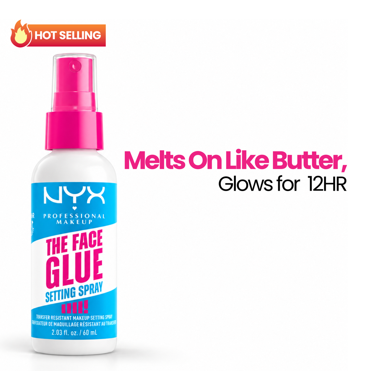 NYX Professional Makeup The Face Glue Setting Spray