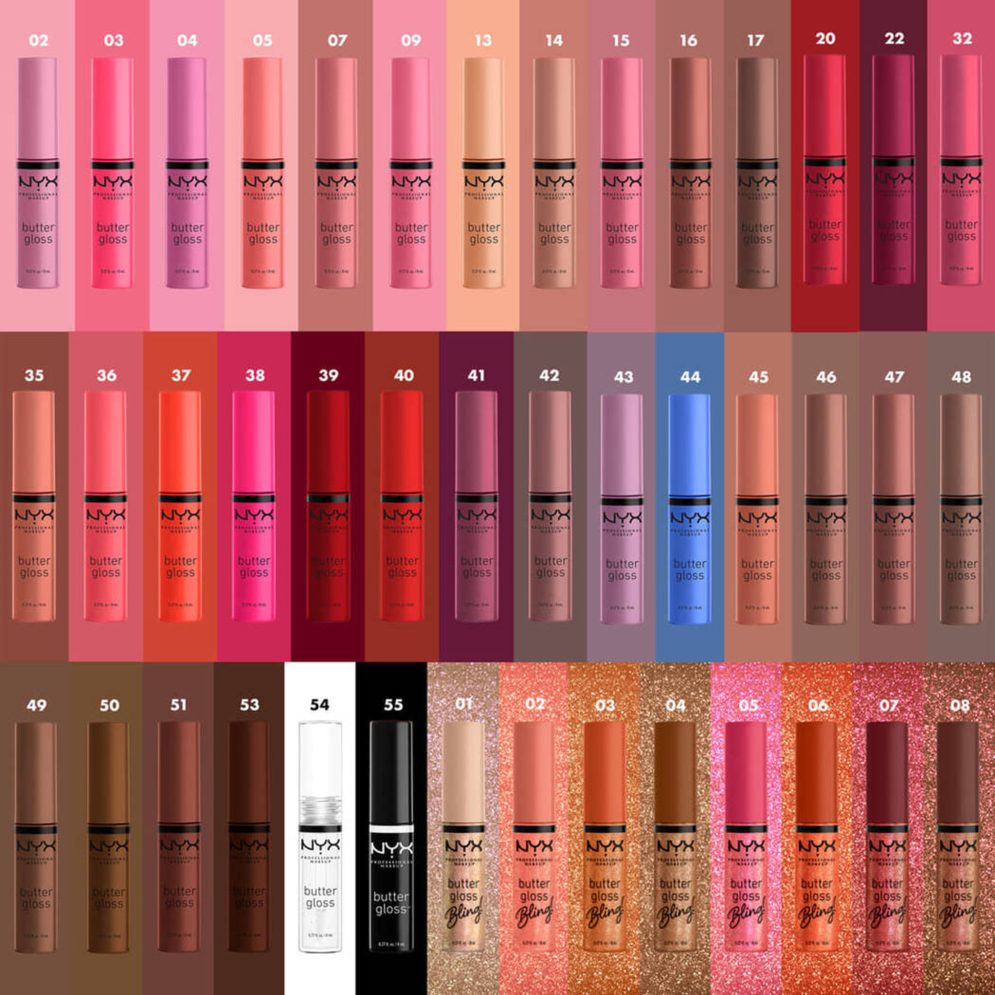 NYX Pro Makeup Butter Gloss Bling 8ml how to use