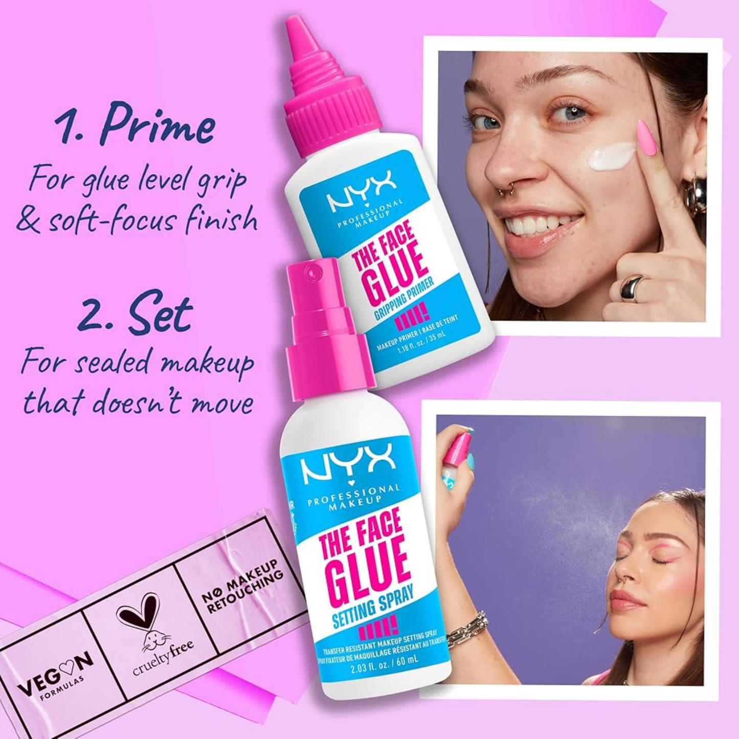 NYX The Face Glue Gripping Primer 35ml