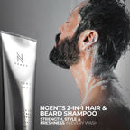 Nabila N Gents Daily 2 In 1 Hear & Beard Shampoo 250ml