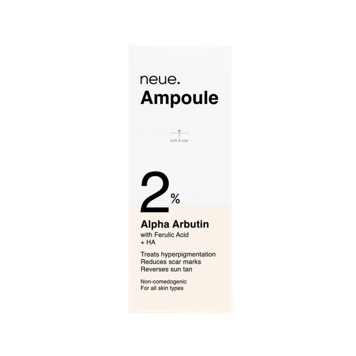Neue Derma Alpha Arbutin 2% with Ferulic Acid Serum
