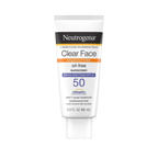 Neutrogena Clear Face Breakout Free Oil Free Sunscreen SPF 50
