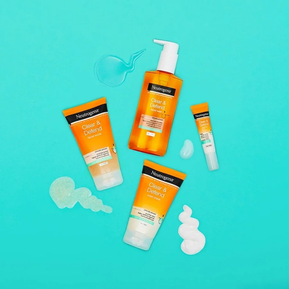 Neutrogena Clear & Defend Facial Scrub