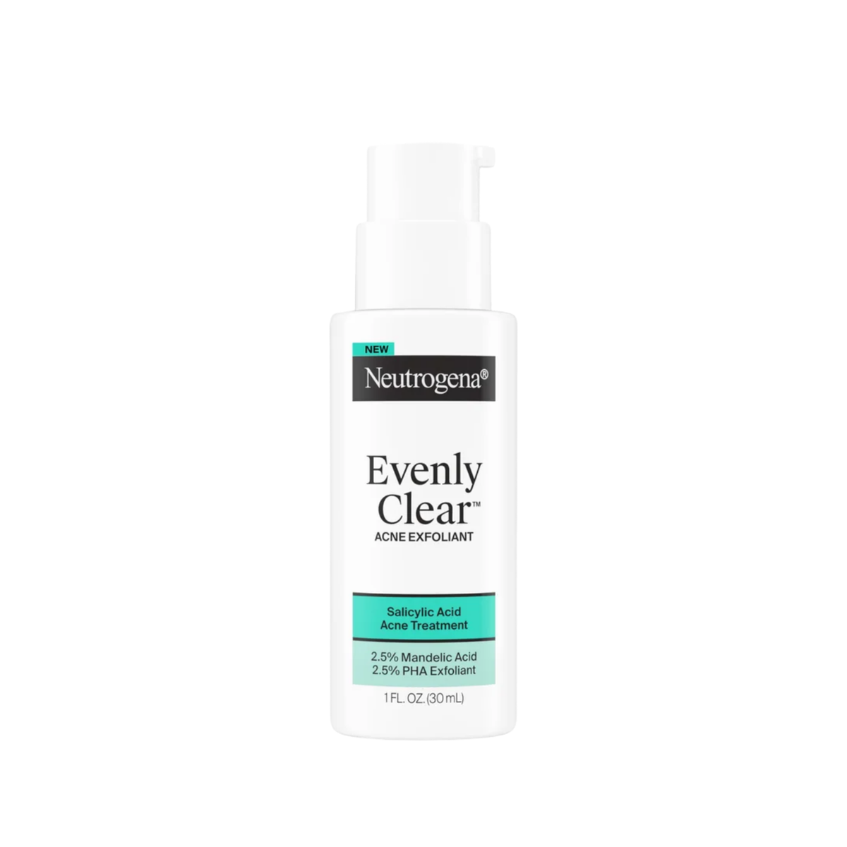 Neutrogena Evenly Clear Acne Exfoliant with Salicylic Acid Acne Treatment 30ml