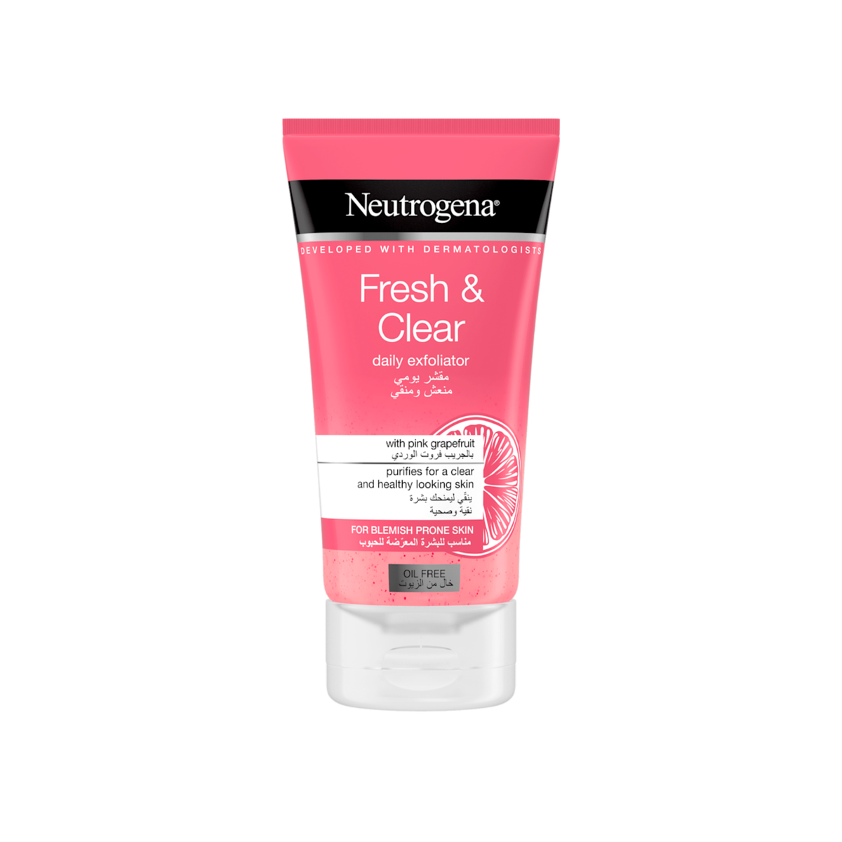 Neutrogena Fresh & Clear Daily Exfoliator with Pink Grapefruit