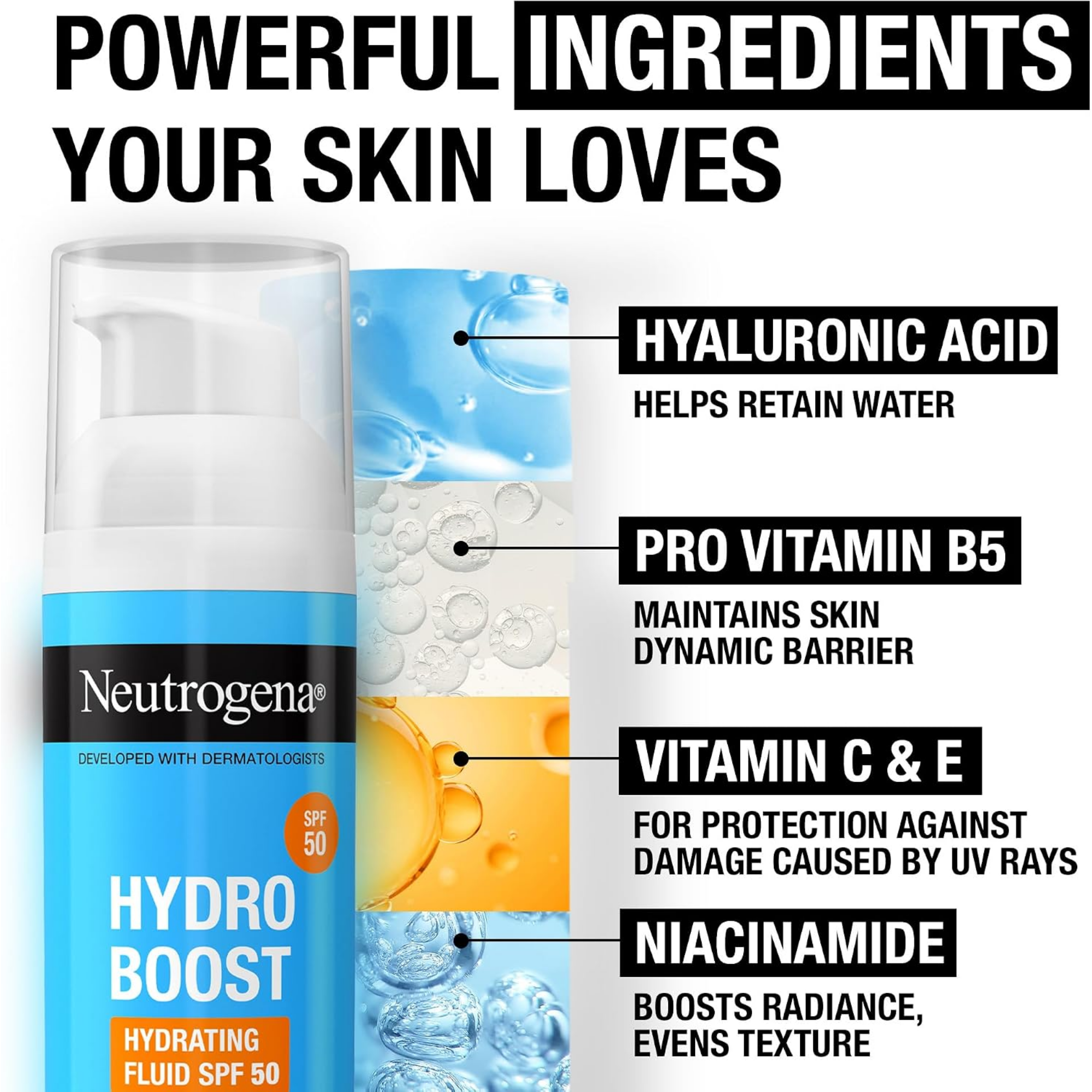 Neutrogena Hydro Boost Hydrating Sun Fluid SPF 50