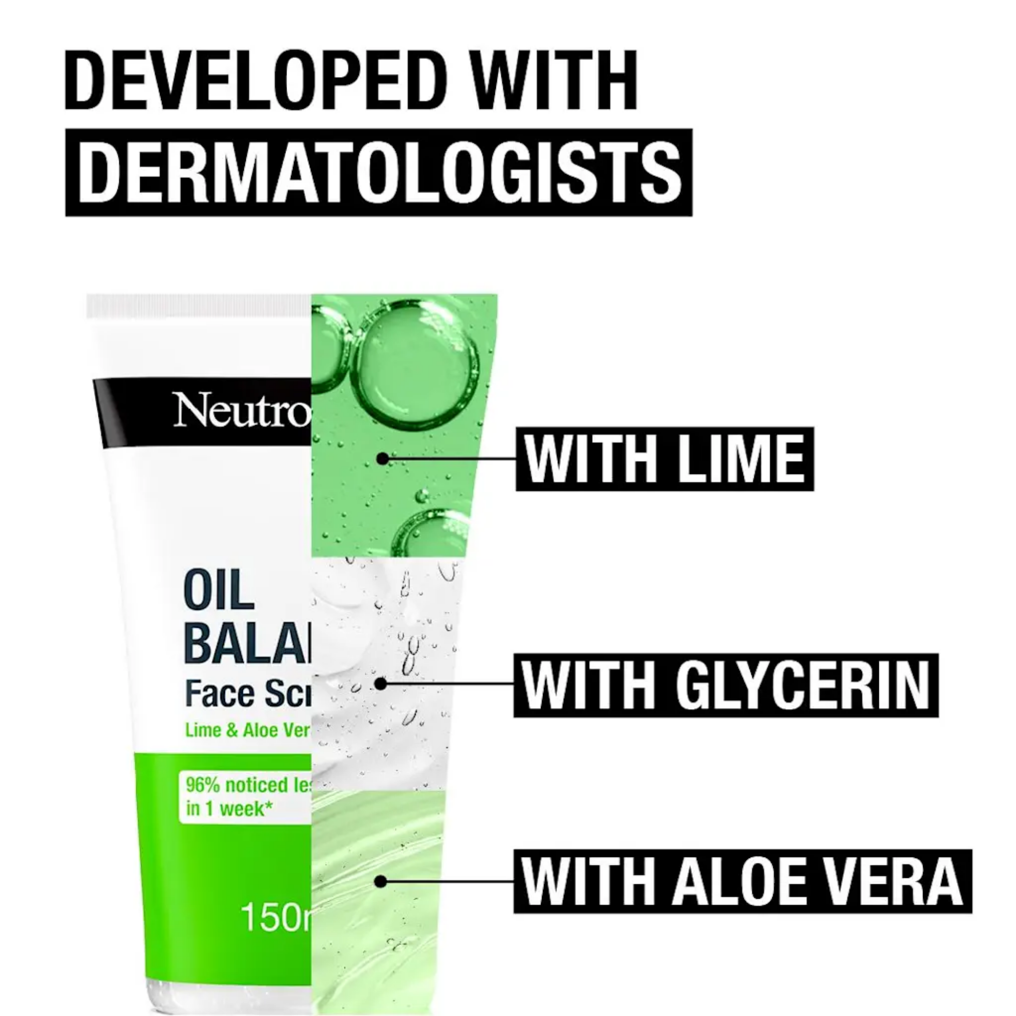 Neutrogena Oil Balancing Daily Scrub with Lime and Aloe vera