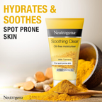 Neutrogena Soothing Clear Oil-Free Moisturiser with Turmeric