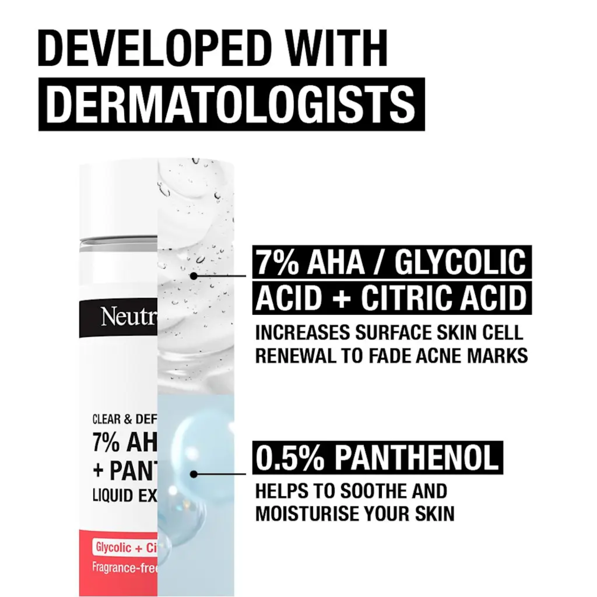 Neutrogena Spot Control Liquid Exfoliant 7% AHA & Panthenol