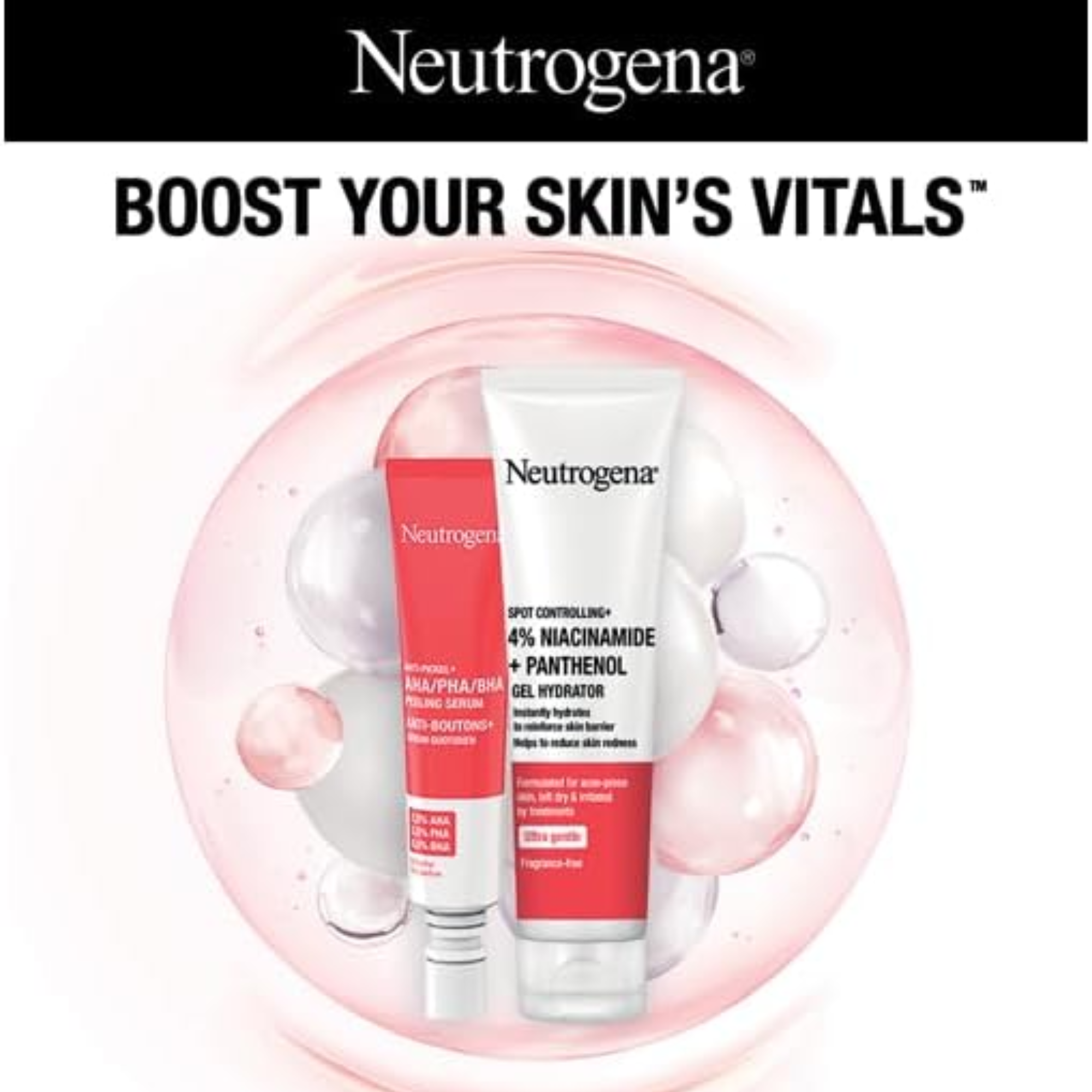 Neutrogena Spot Controlling Gel Hydrator 4% Niacinamide+Panthenol