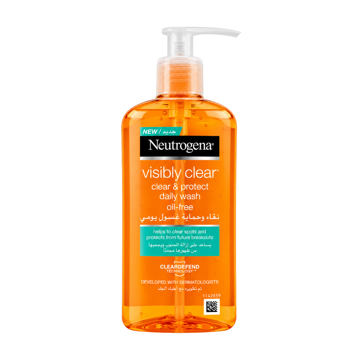 Neutrogena Visibly Clear Clear & Protect Daily Wash Oil Free 200ml