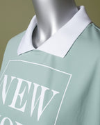 Loom Pakistan New York Crop Top Mint Green