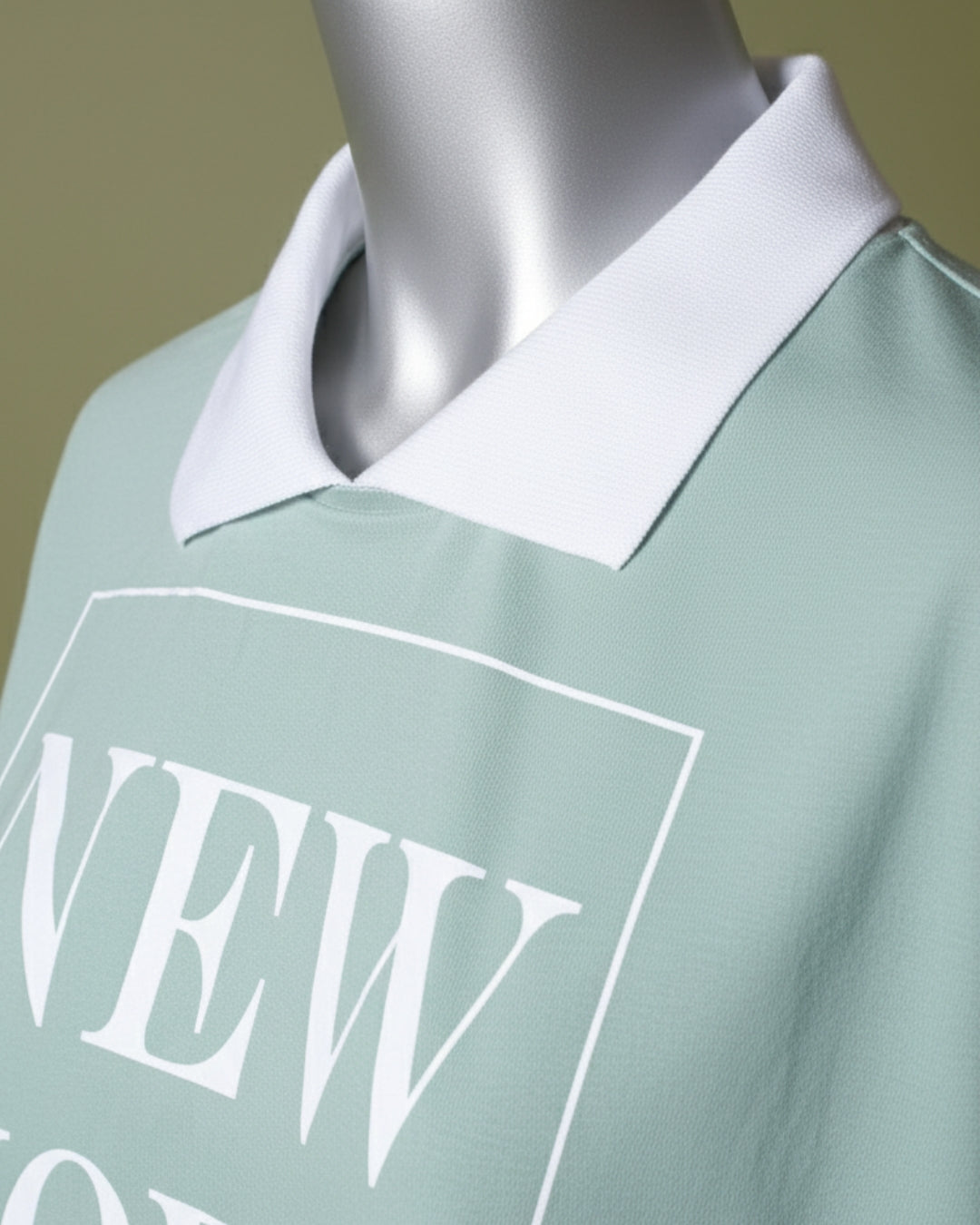 Loom Pakistan New York Crop Top Mint Green