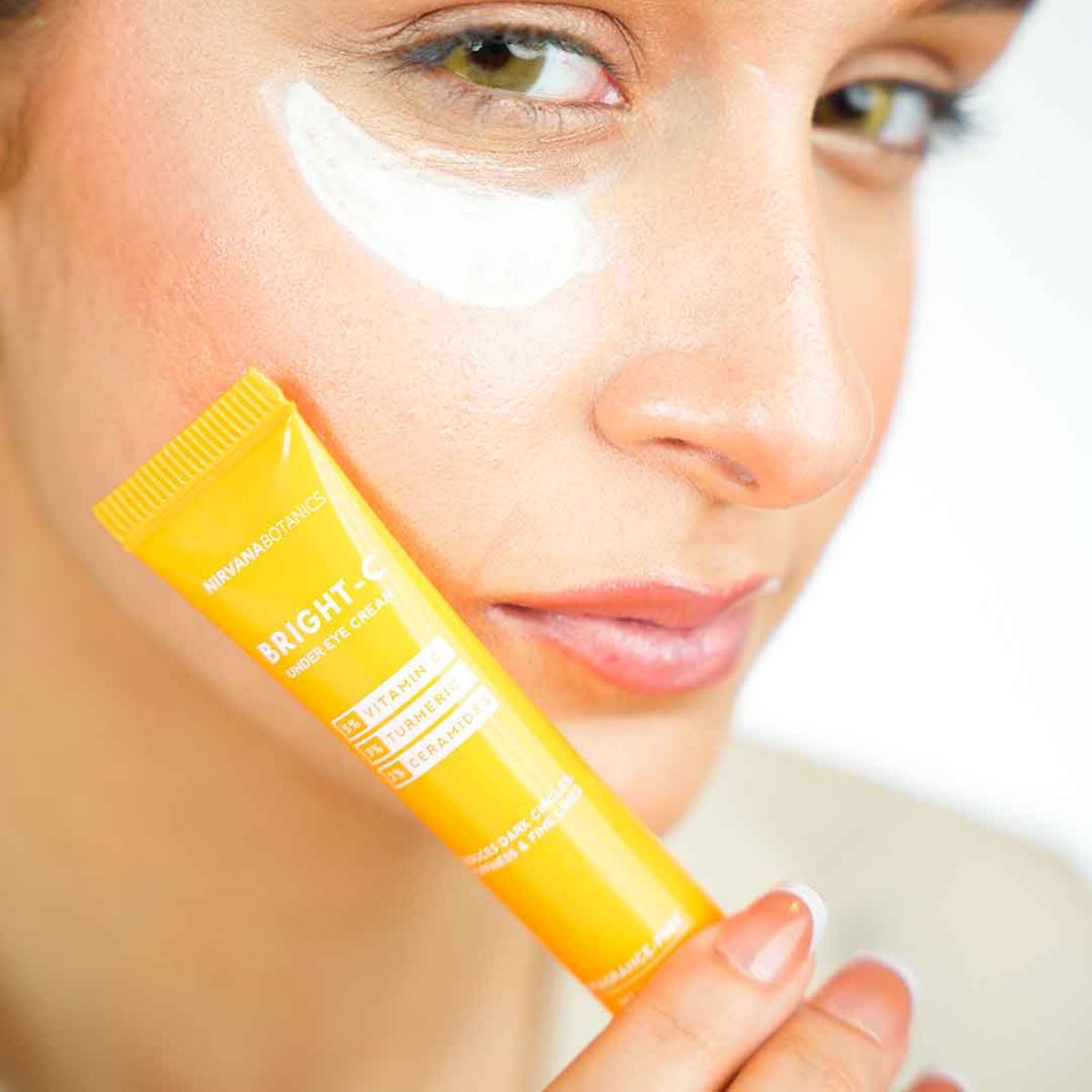 Nirvana Botanics Bright C Under Eye Cream For Dark Circles & Puffiness