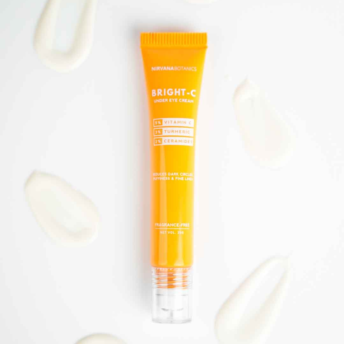 Nirvana Botanics Bright C Under Eye Cream For Dark Circles & Puffiness