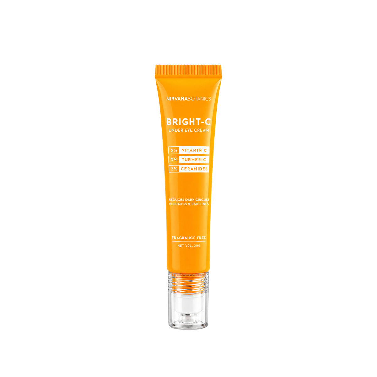 Nirvana Botanics Bright C Under Eye Cream For Dark Circles & Puffiness