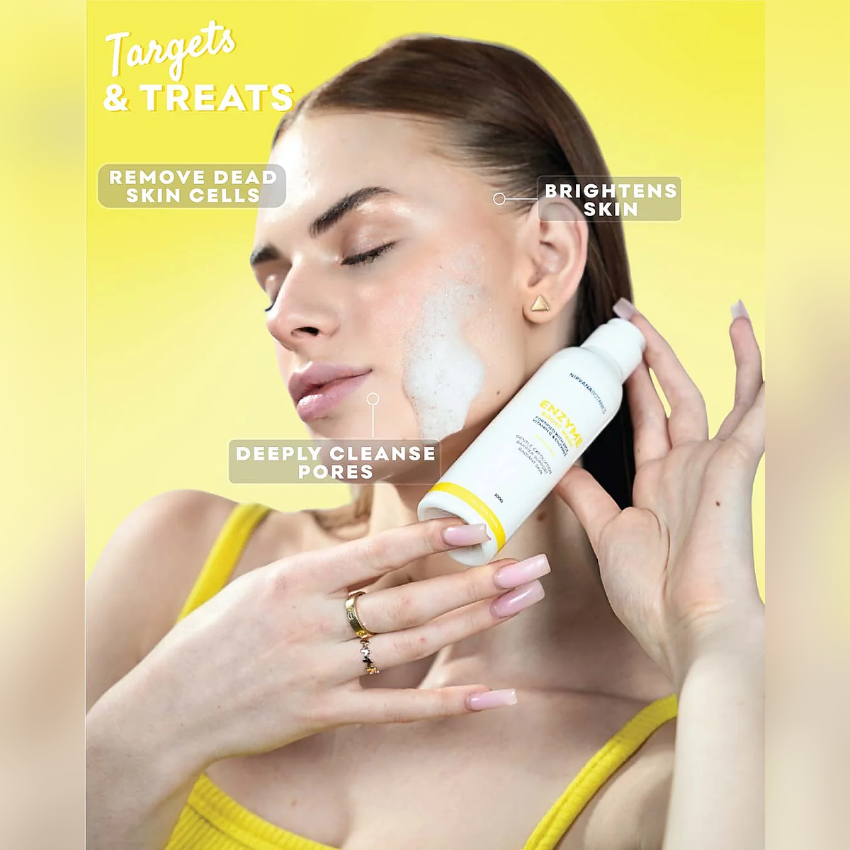 Nirvana Botanics Rice Enzyme Powder Boost Wash