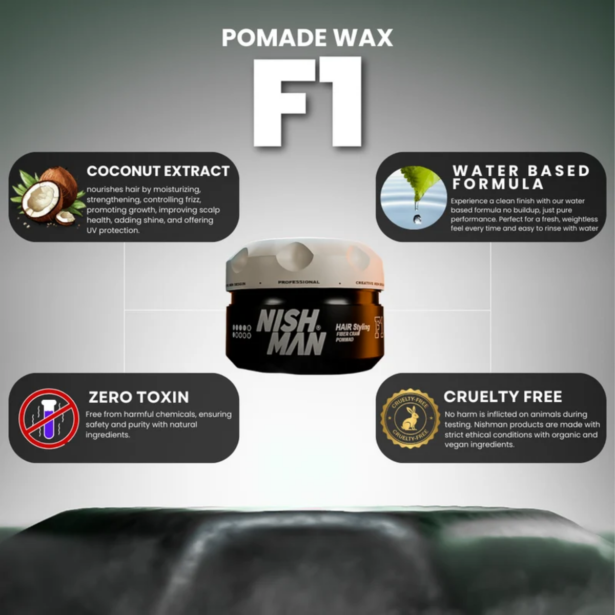 Nishman Fibre Cream Pomade F1