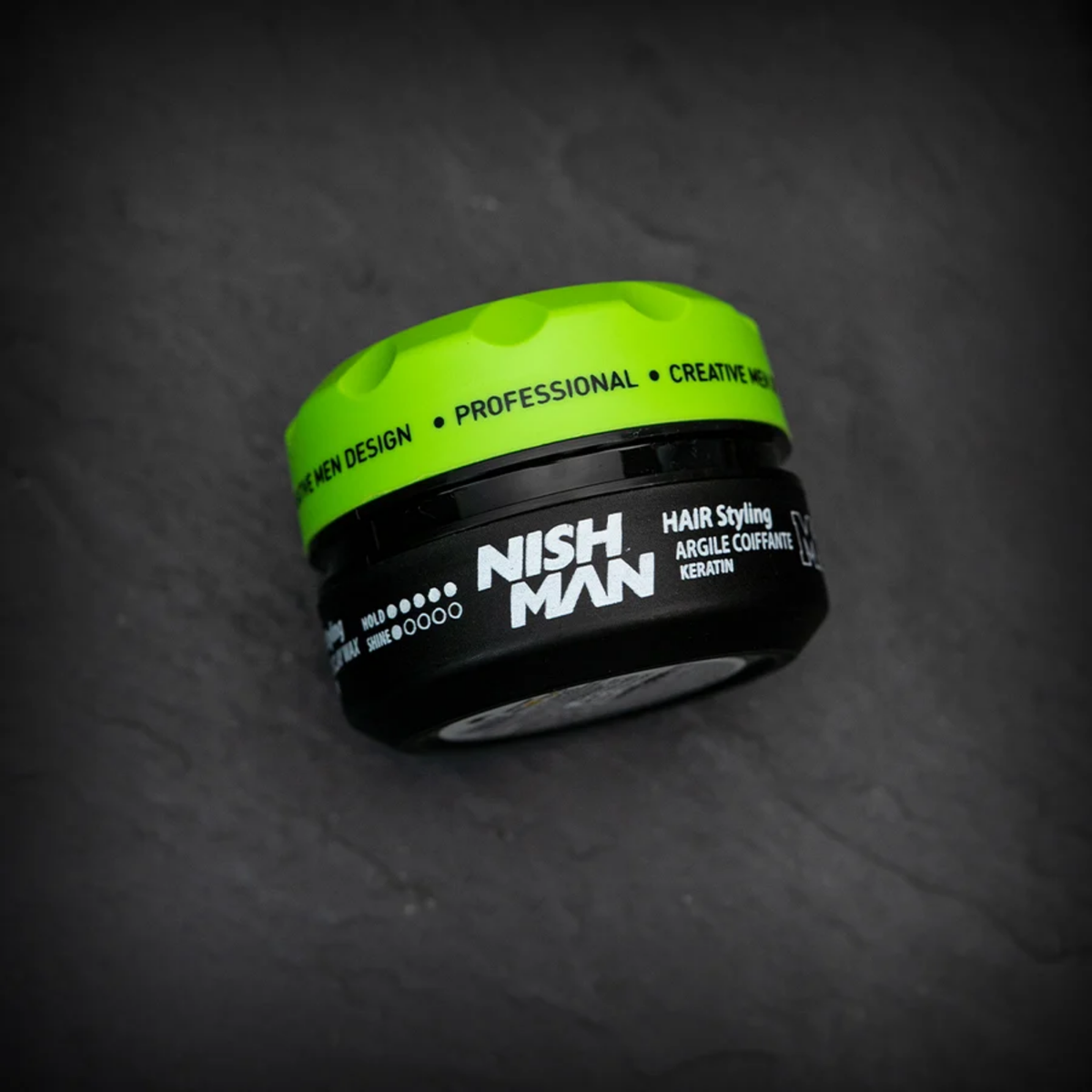 Nishman Matte Clay Hair Styling Wax Keratin M2