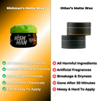 Nishman Matte Clay Hair Styling Wax Keratin M2