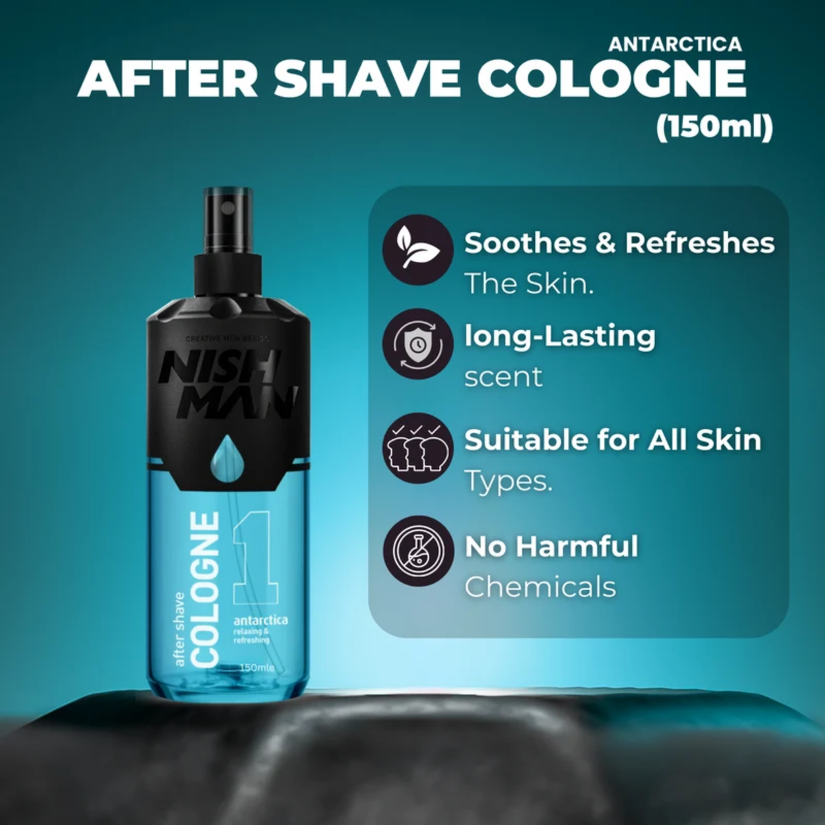 Nishman  After Shave Cologne 01 Antartica