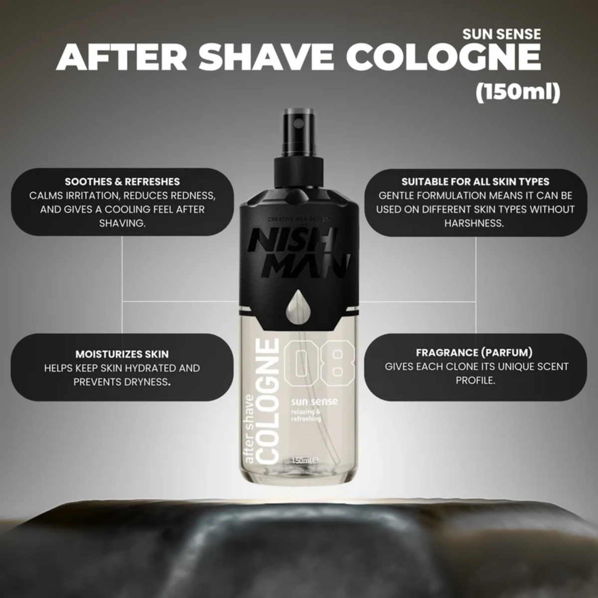 Nishman  After Shave Cologne 08 Sun Sense