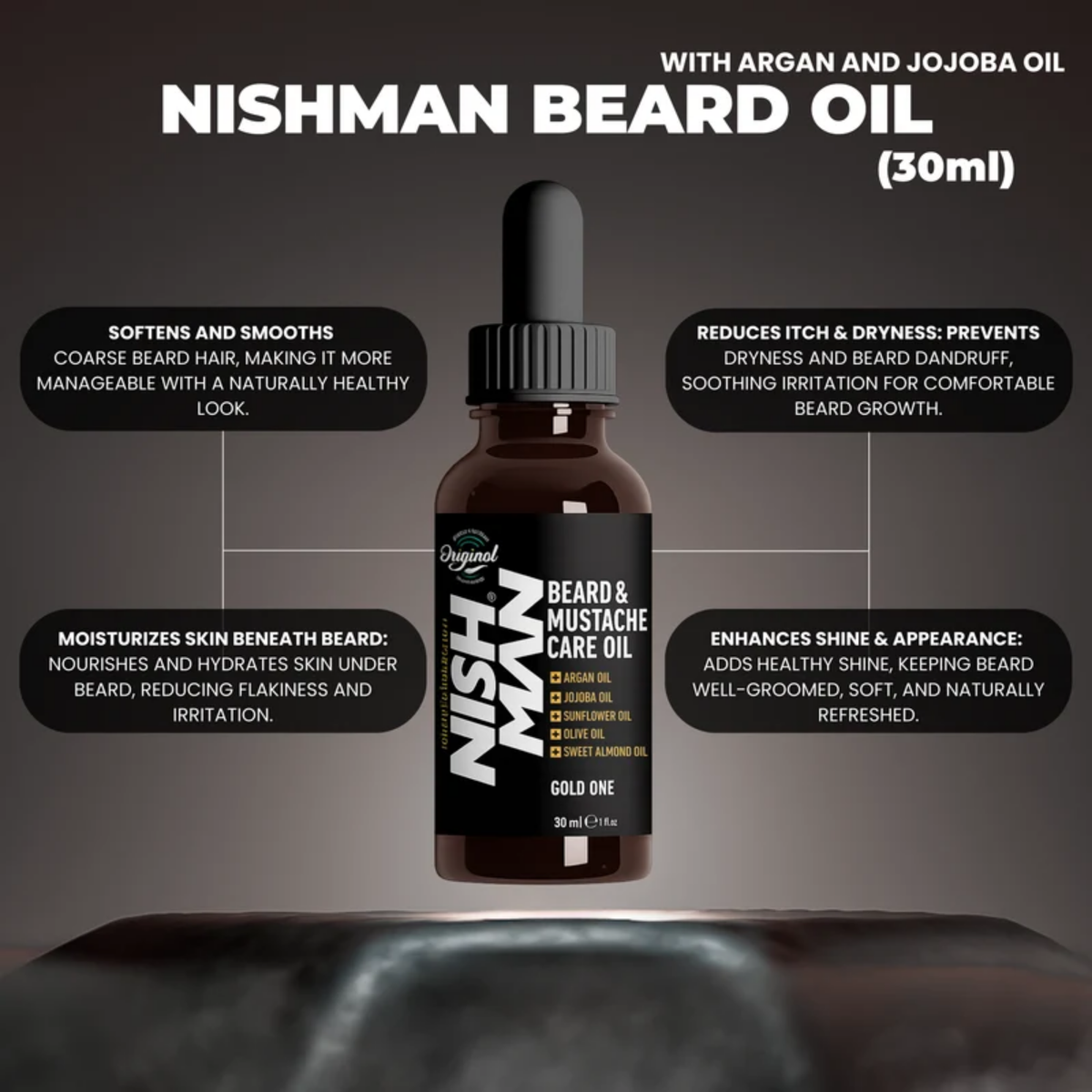 Nishman Beard & Mustache Care Oil