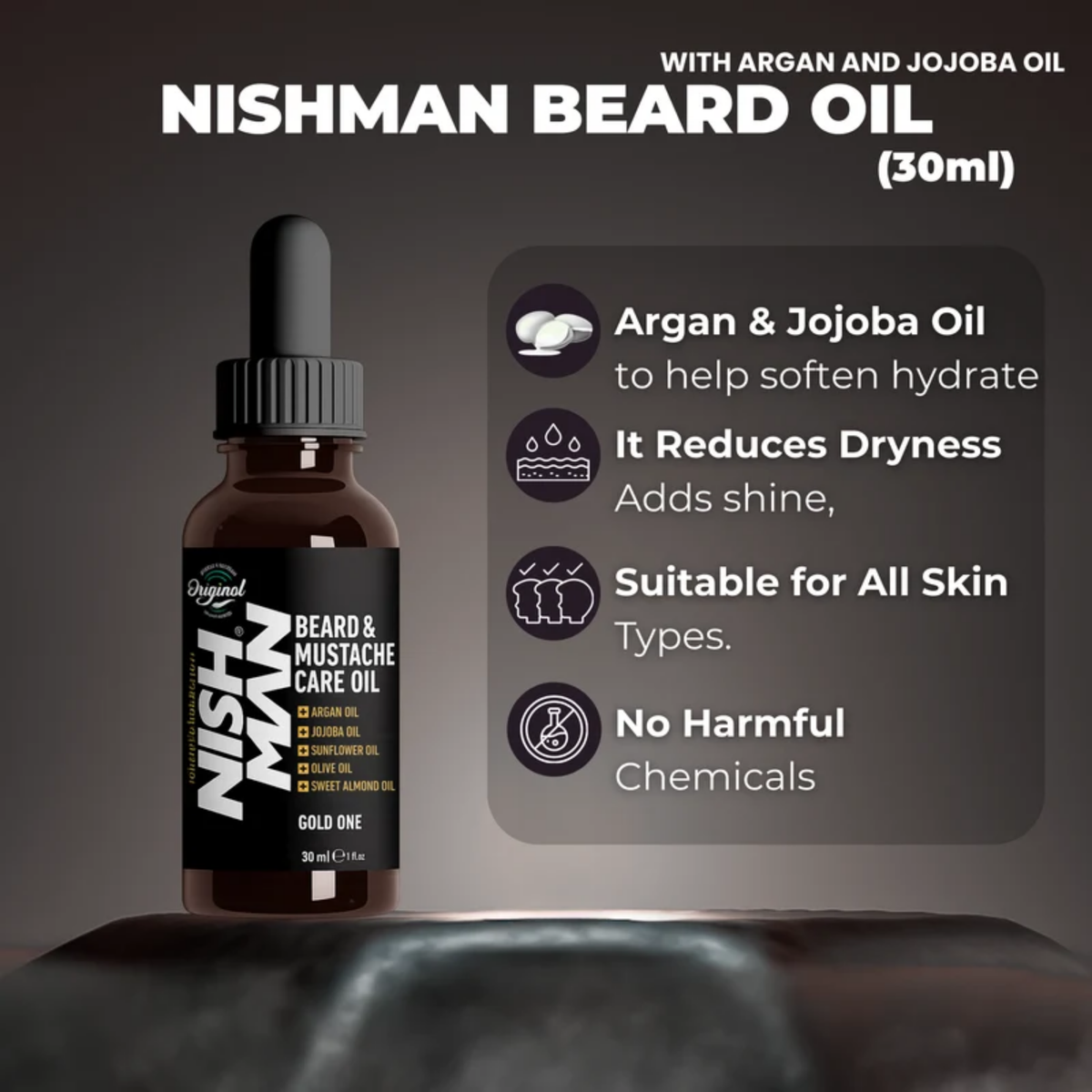 Nishman Beard & Mustache Care Oil