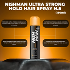 Nishman Hair Styling Spray Ultra Hold 05