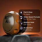 Nishman Hair Styling Water-Based Pomade W10 Amber