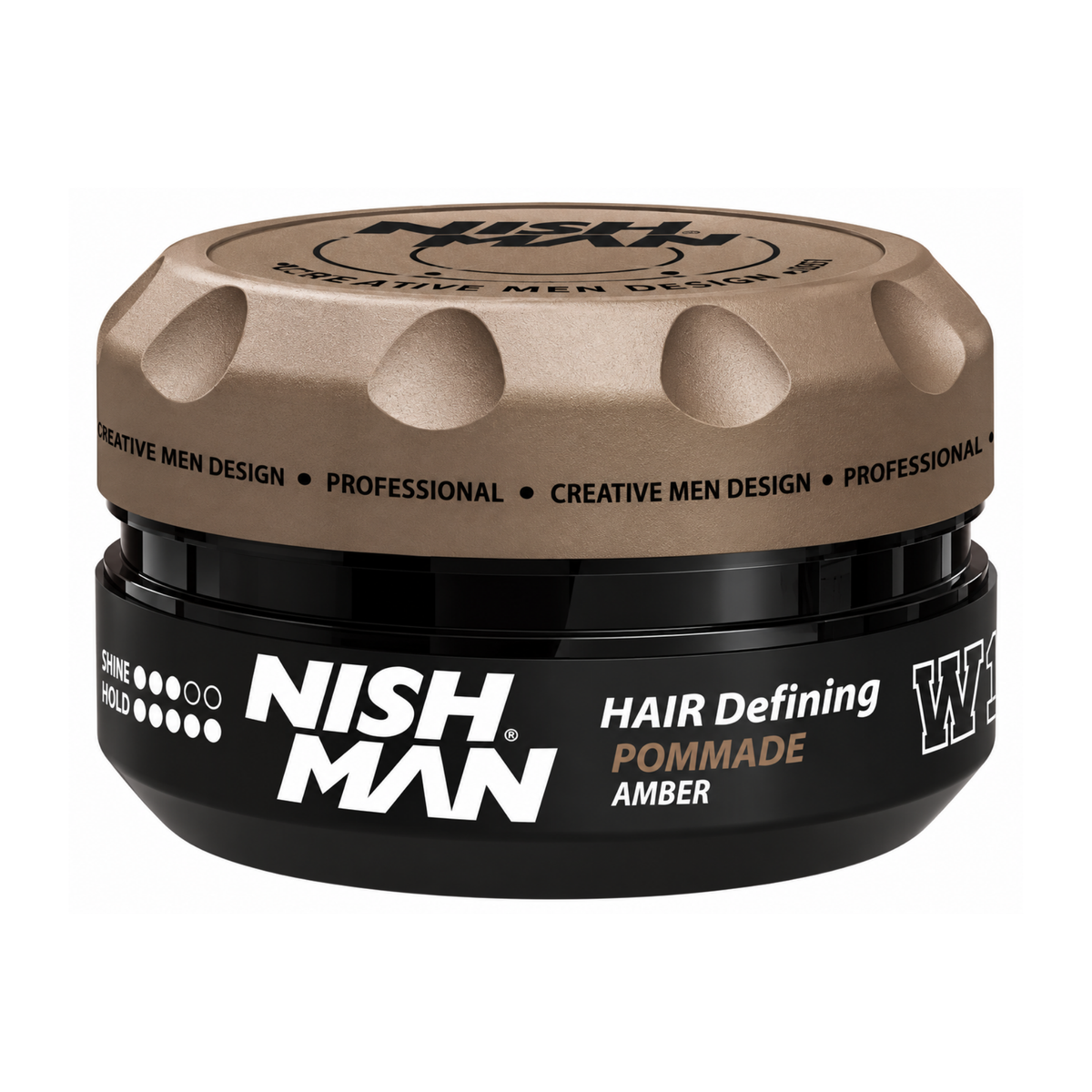 Nishman Hair Styling Water-Based Pomade W10 Amber