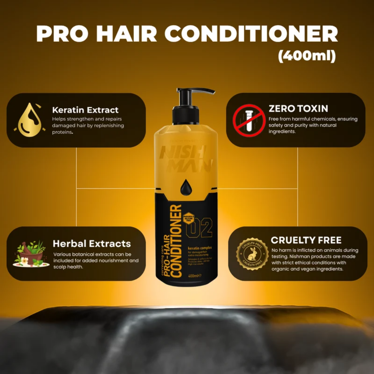 Nishman Keratin Hair Care Conditioner 02