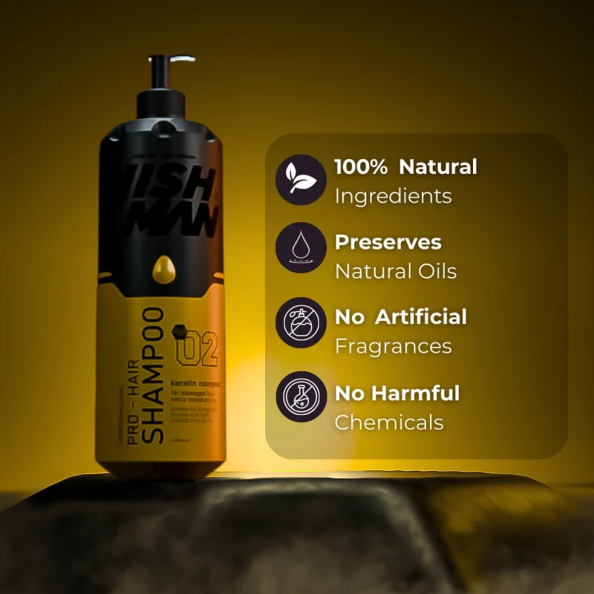 Nishman Pro Hair Keratin Complex Shampoo 02