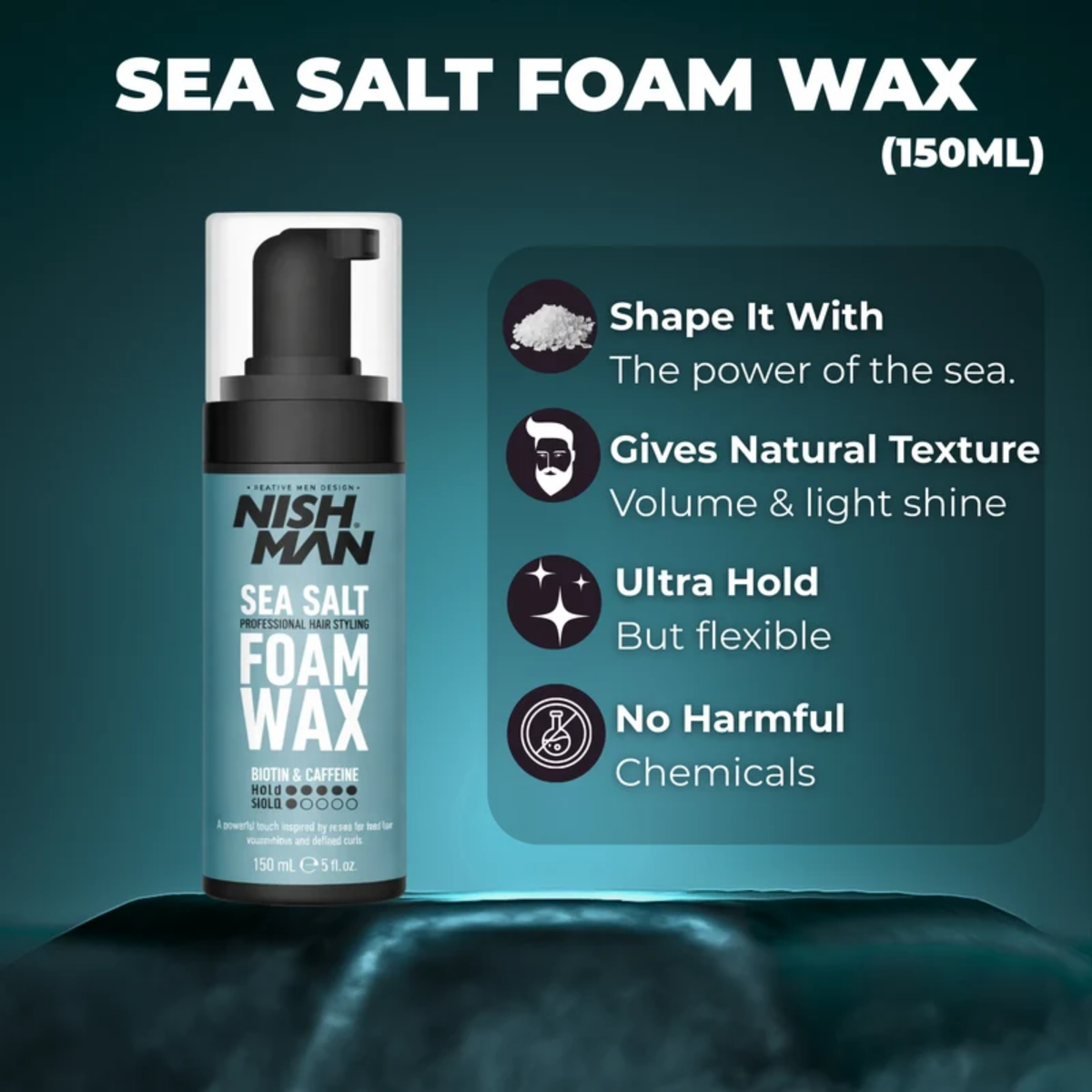 Nishman Sea Salt Foam Wax