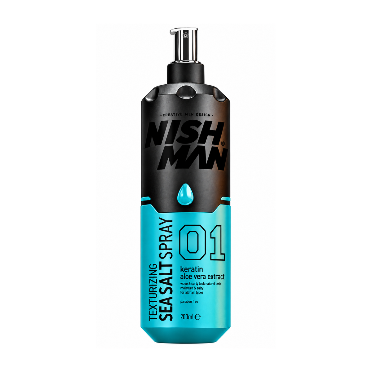 Nishman Sea Salt Spray 01 Keratin & Aloe Vera