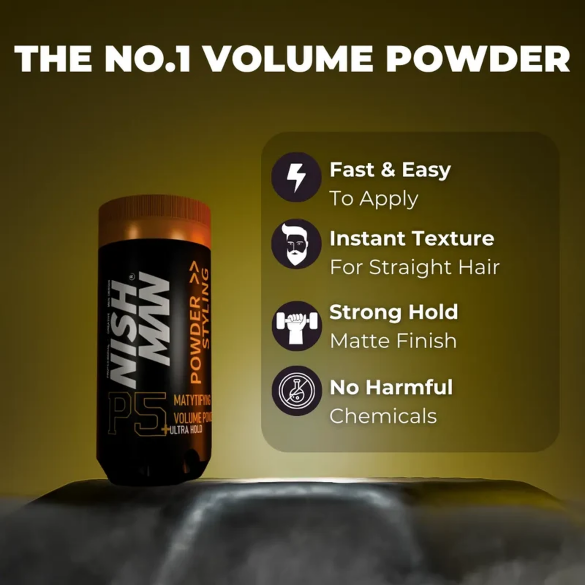 Nishman Texture Volume Powder Ultra Hold P5+