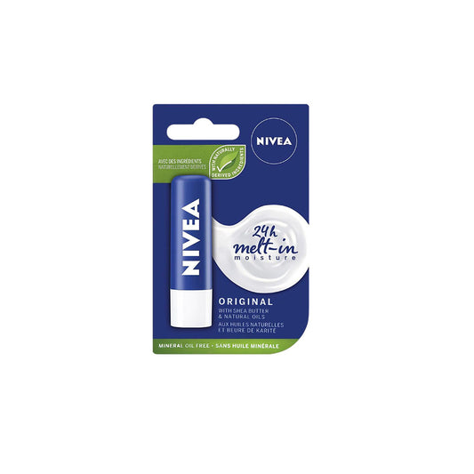 Nivea 24h Melt In Moisture Lip Balm Original 4.8gm