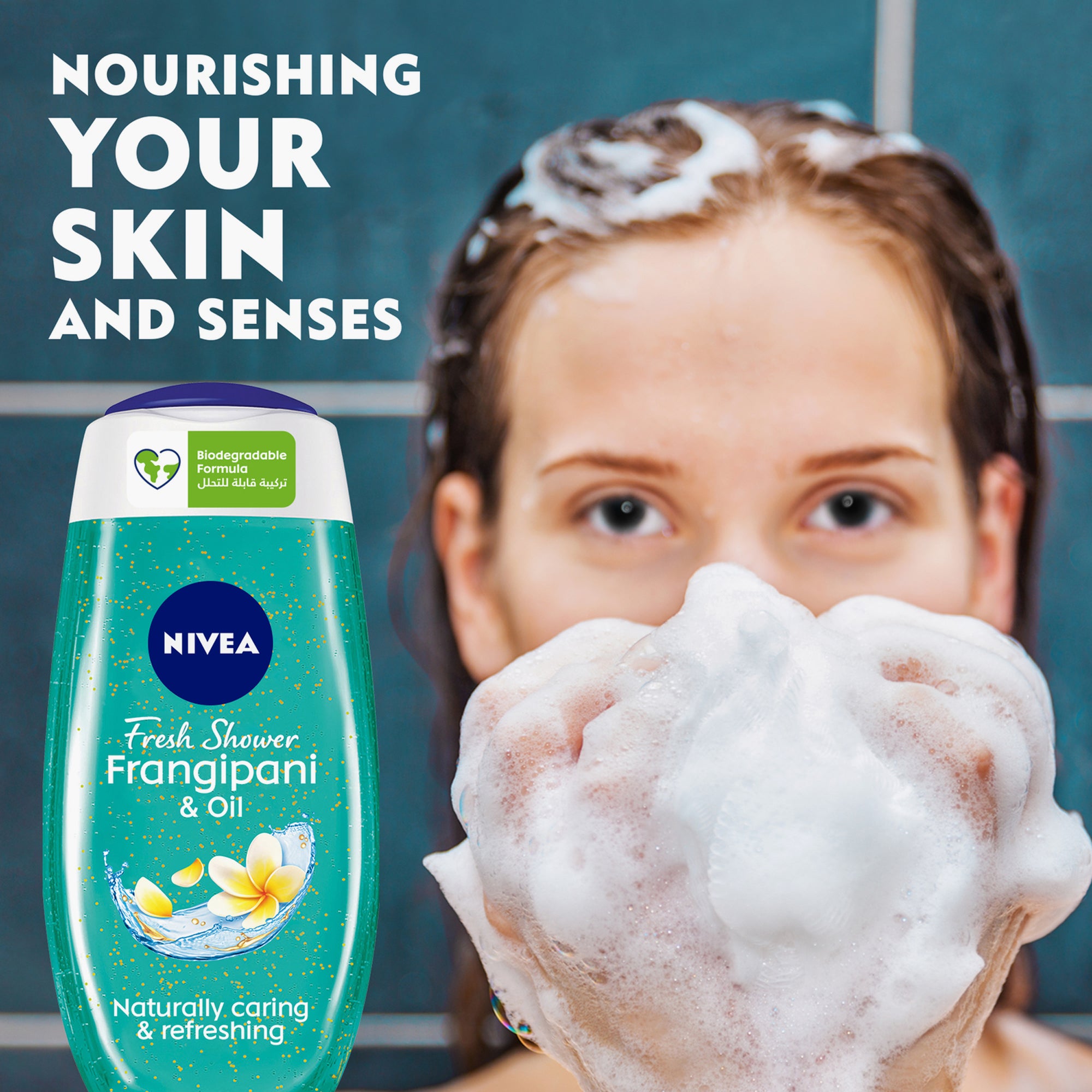 Nivea Fresh Frangipani & Oil Shower Gel 250ml