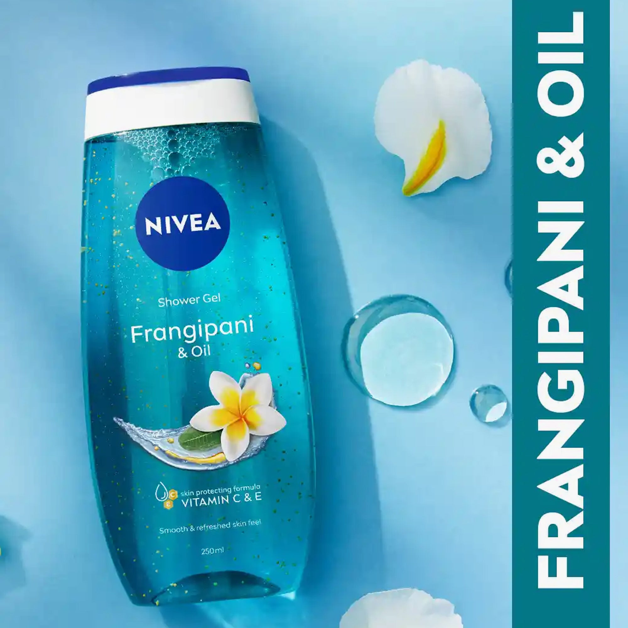 Nivea Fresh Frangipani & Oil Shower Gel 250ml
