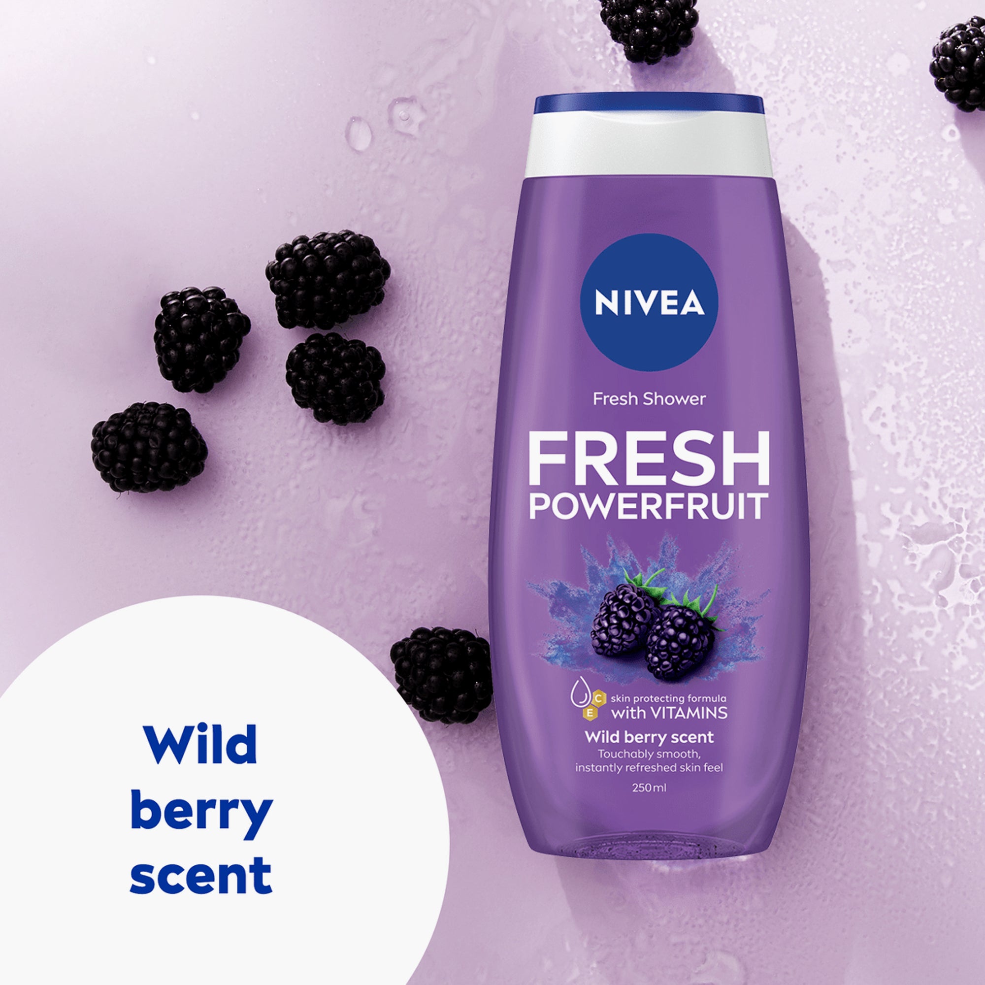 Nivea Fresh Powerfruit Shower Gel 250ml